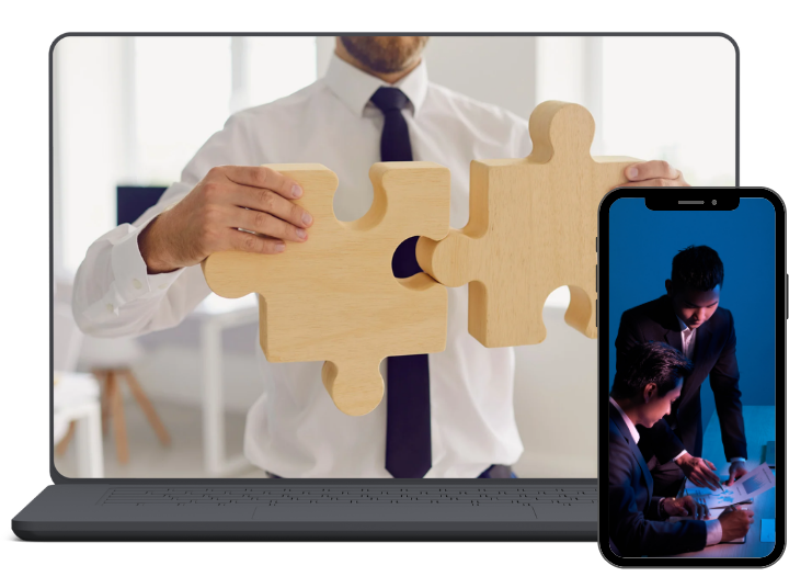 Consulting and implementation platform mockup