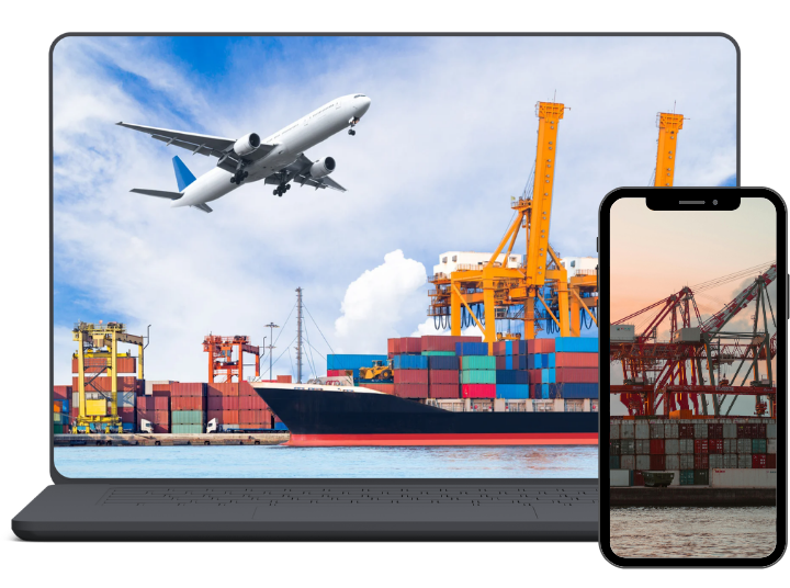 Logistics operations platform mockup